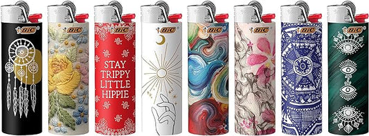 Bic Bohemian Lighters 50ct