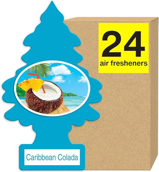 Little Tree Air Freshener  Caribbean Colada 24bx