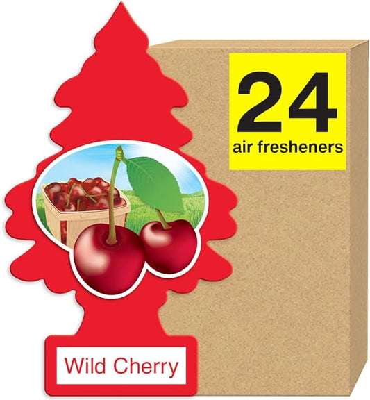 Little Tree Air Freshener Wild Cherry 24bx