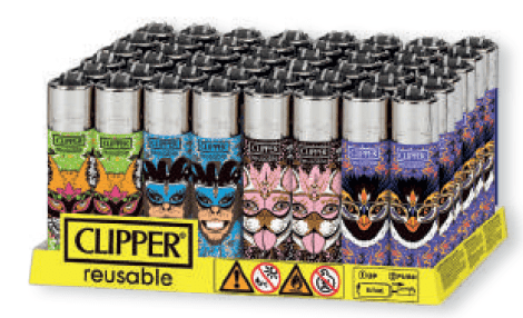 Clipper Animal Lighters 48/tray