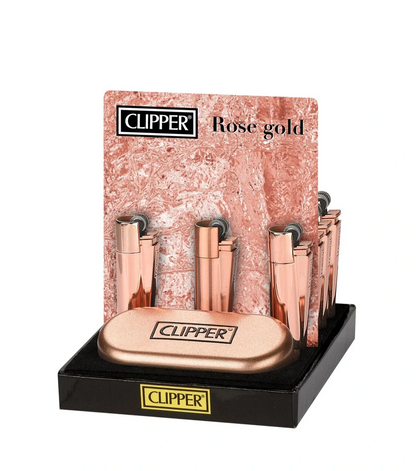 Clipper Metal Rose Gold 12/tray