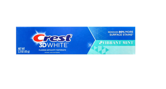 Crest 3DWhite Vibrant Mint Toothpaste 2.3oz 12/bx