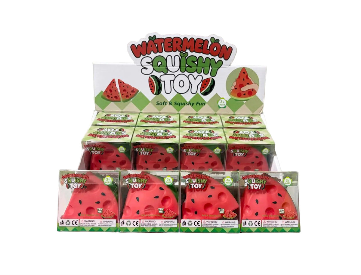Crunchy watermelon Squish Toy 12/bx