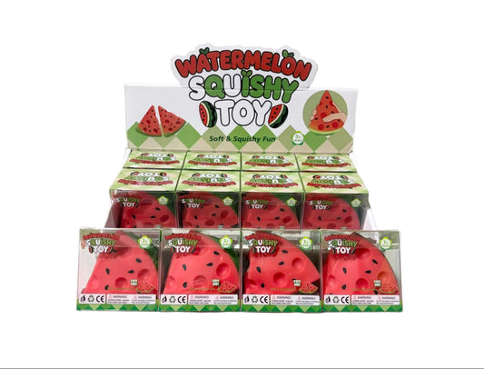 Crunchy watermelon Squish Toy 12/bx
