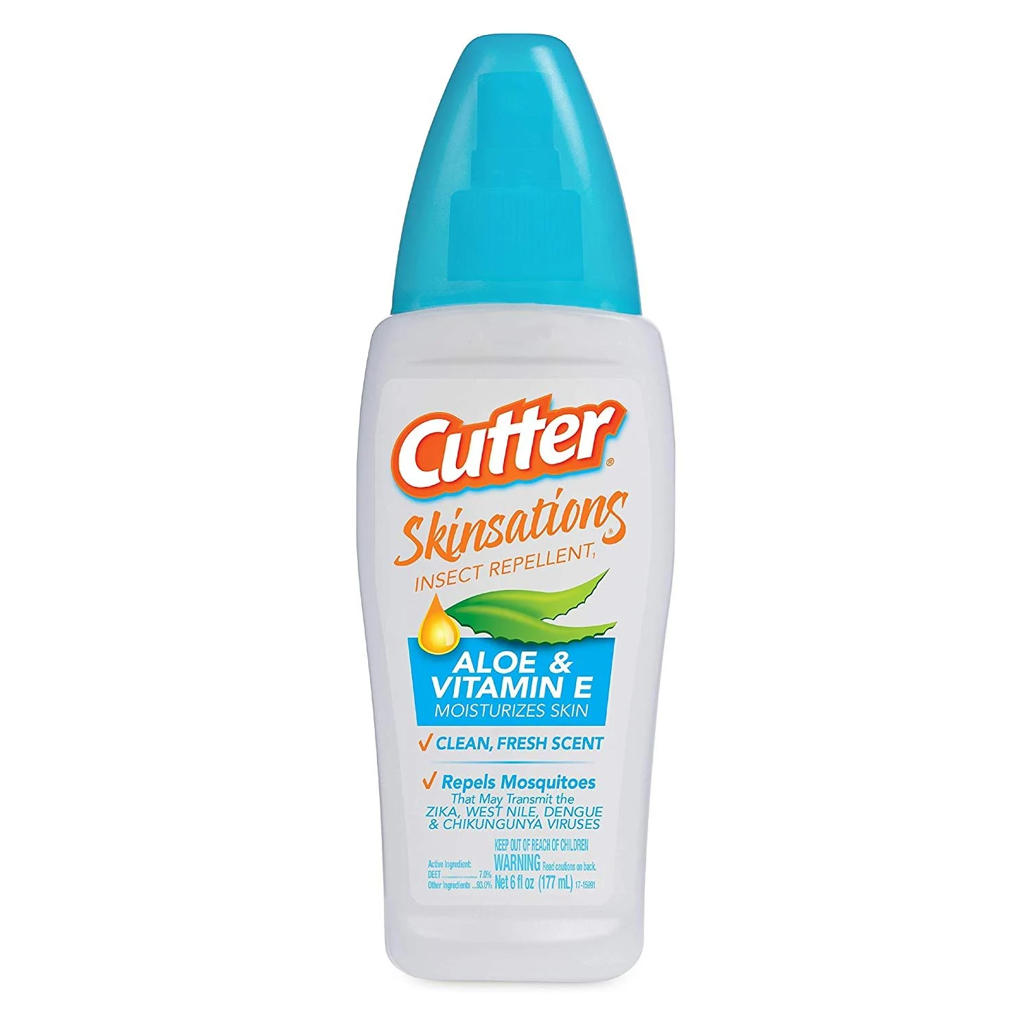 wholesale Cutter Skinsations Insect Repellent Pump Spray, 6-Ounce, 12-Pack