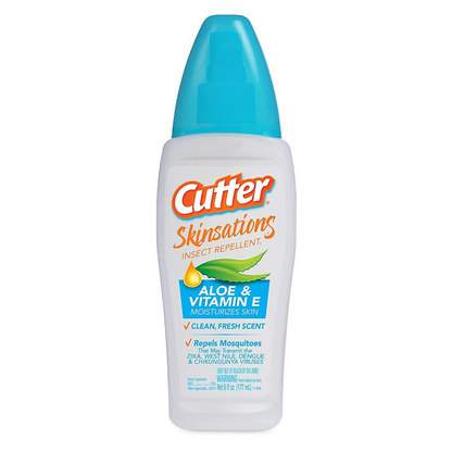 wholesale Cutter Skinsations Insect Repellent Pump Spray, 6-Ounce, 12-Pack