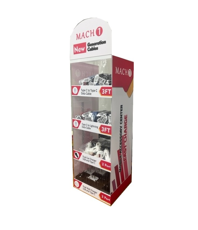 96/ct Acrylic Display w/Cellphone Accessories