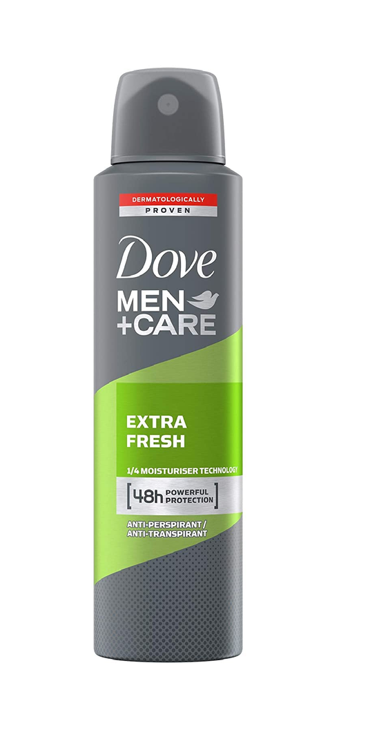 Dove men Deodorant Spray Extra fresh 150ml 12/Box