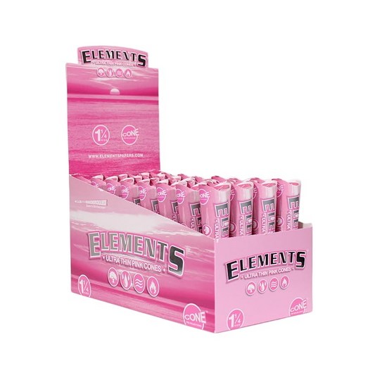 Elements Pink 1.25 Cones 6pk 32/bx
