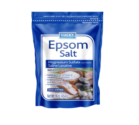 Epsom Salt 16oz 6/bx