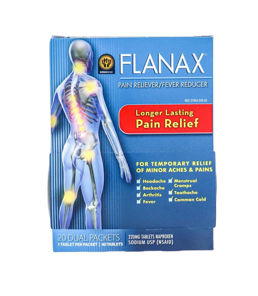 Flanax Naproxen Pain Reliever 20/2pk