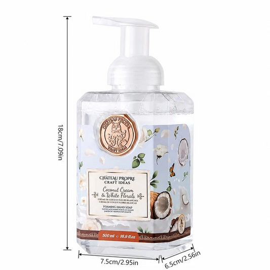 Chateau Propre Foaming Hand Soap 16.9 fl oz – Coconut Cream & White Florals 12/bx