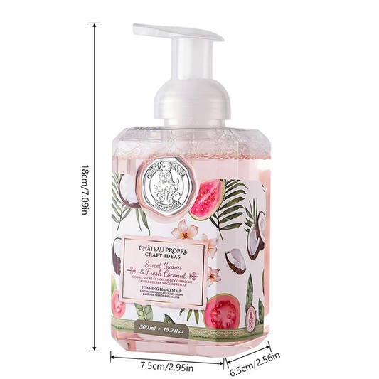 Chateau Propre Foaming Hand Soap 16.9 fl oz – Sweet Guava & Fresh Coconut 12/bx