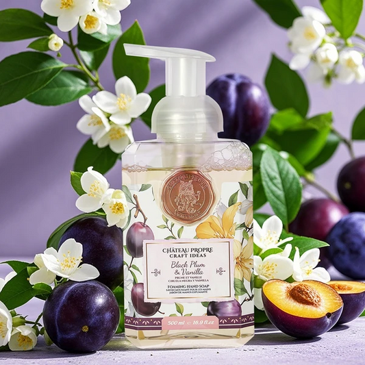 Chateau Propre Foaming Hand Soap 16.9 fl oz – Black Plum & Vanilla 12/bx