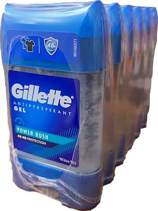 Gillette Gel Deodorant 2.3oz (70ml) 6pk