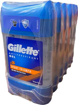 Gillette Gel Deodorant 2.3oz (70ml) 6pk