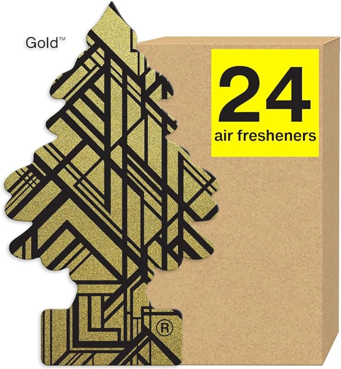 Little Tree Air Freshener Gold 24bx
