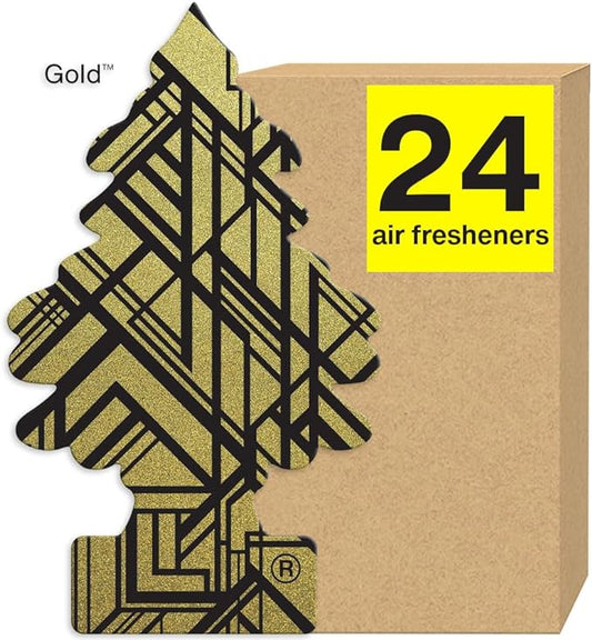 Little Tree Air Freshener Gold 24bx