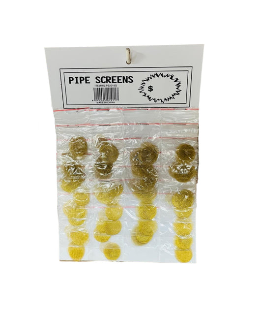Brass Pipe Screens 32/card