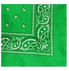 Square Bandanna With Paisley Design 12/bx