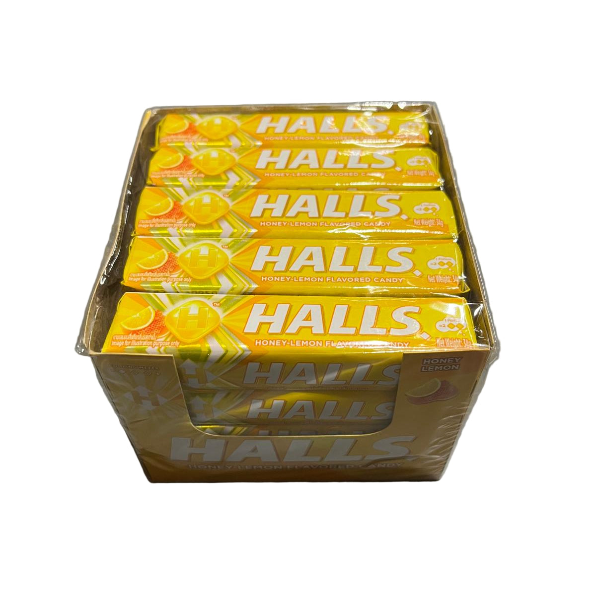 Halls Honey Lemon Cough Drops 20/ct