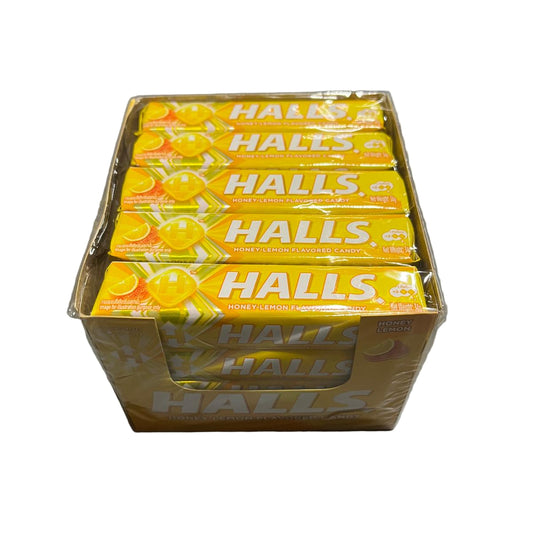 Halls Honey Lemon Cough Drops 20/ct