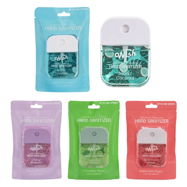 Wish scented hand sanitizer spray 12ct