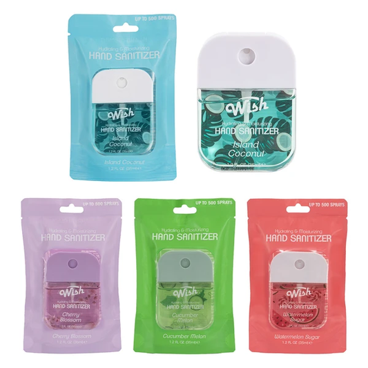 Wish scented hand sanitizer spray 12ct