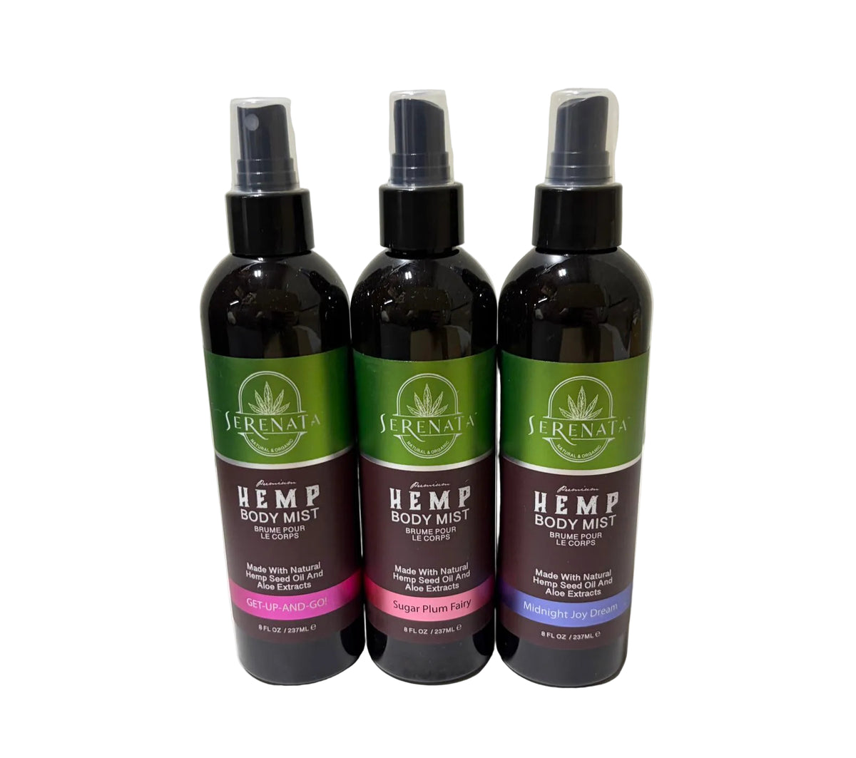 Serenata Hemp Body Mist 8oz Asst 6pk