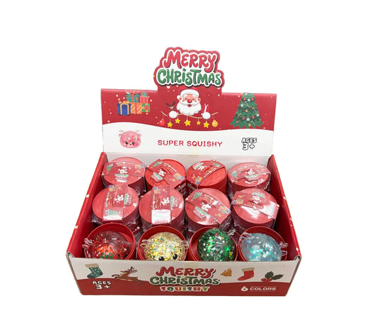 Holiday mini squishy dumpling Toy 24/bx