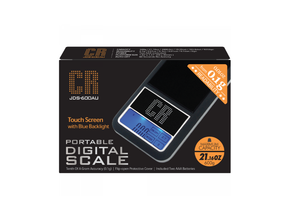 JDS-600AU Touch Screen Portable Digital Scale 0.1g-21.16oz