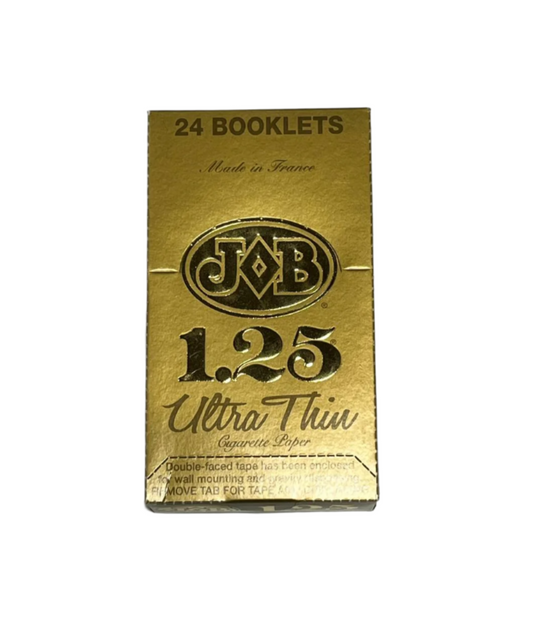 JOB Cigarette Paper Ultra Thin Gold 1.25 24/bx