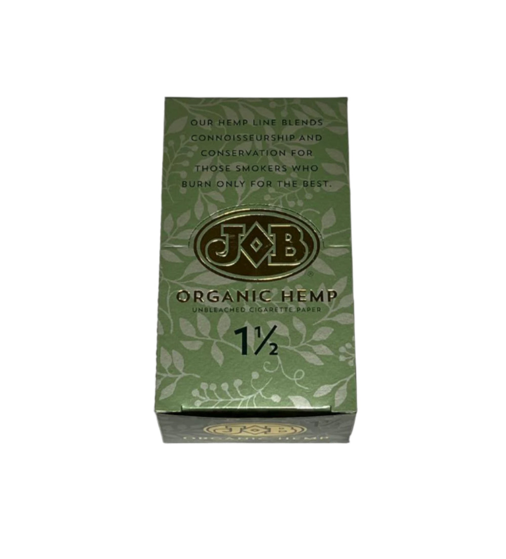JOB Cigarette paper Organic Hemp 1.5 24/bx
