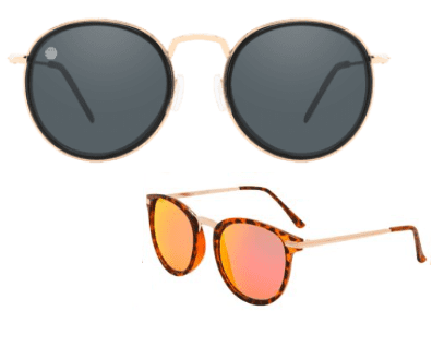 Wholesale Ladies Metal Temple Frame Assorted Sunglasses 12/bx