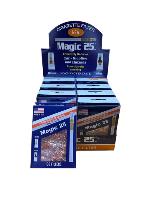 Magic Cigarette Filters 100/ct 8/bx