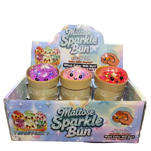 Squishy Glitter Dumpling Toy 12/display