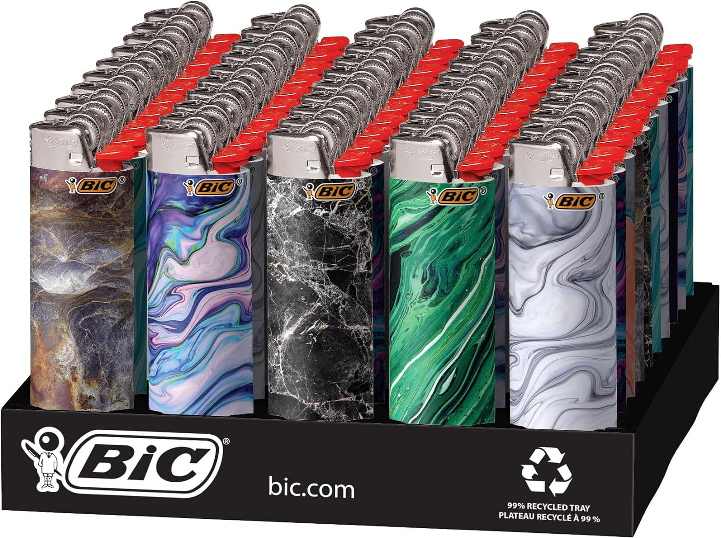 Bic Marble Lighters 50ct