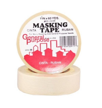 Masking Tape 1.5 Inch X 60 yards 12/bx