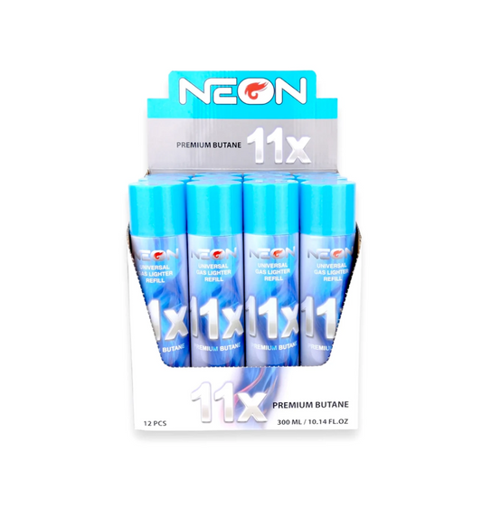 wholesale NEON 11X Refined Premium Butane Gas Lighter Refill 12/bx