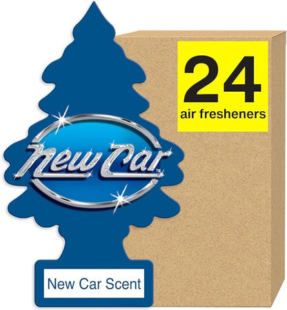 Little Tree Air Freshener New Car 24bx