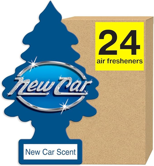 Little Tree Air Freshener New Car 24bx