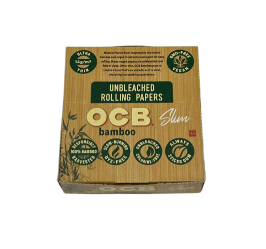 OCB Bamboo Slim Rolling Papers 24/bx