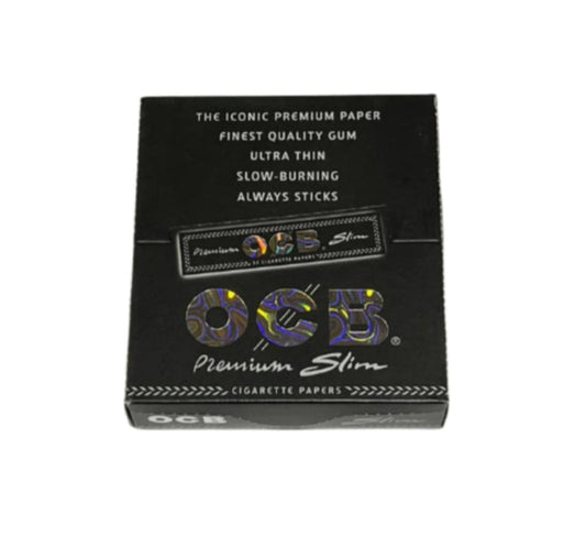 OCB Premium Slim Rolling Papers 24/Bx