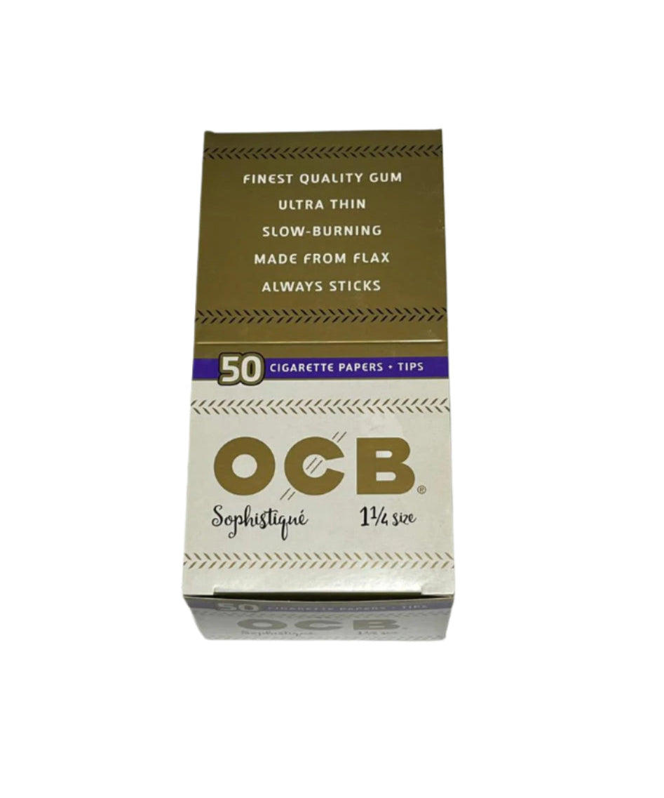 OCB Sophistique 1.25+Tips Rolling Papers 24/bx