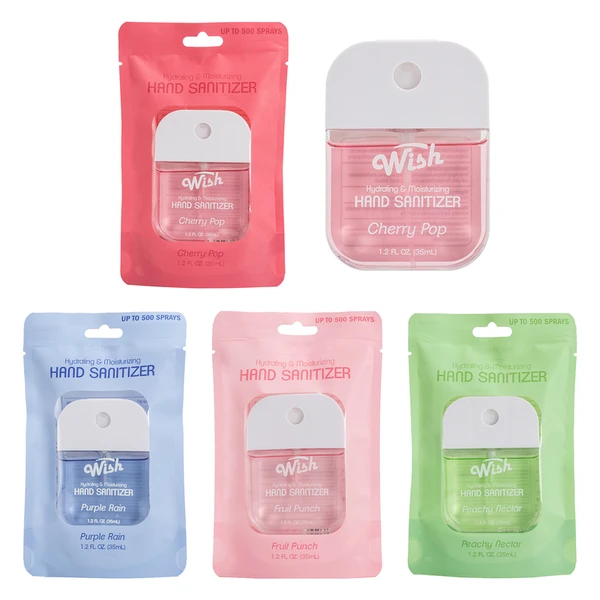 Wish scented hand sanitizer spray 12ct