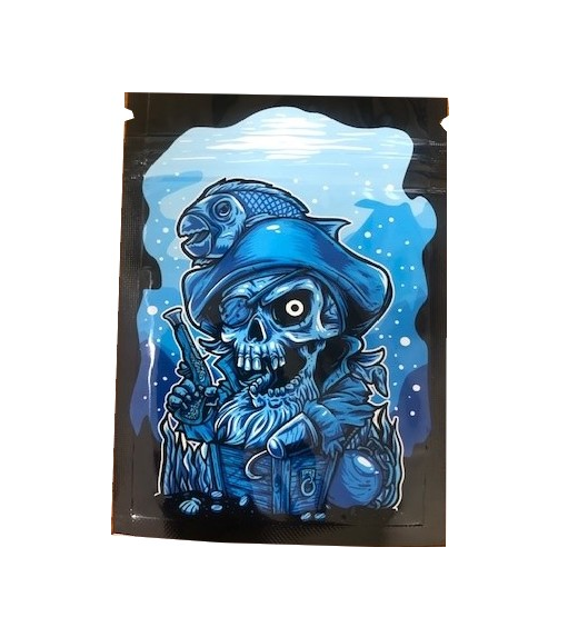 Ziplock Bag Pirate Skull 4.5" x 3" 100/ct