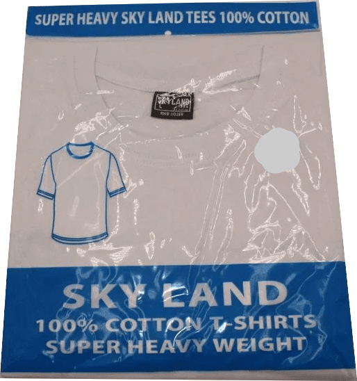 wholesale Plain White Crew Neck T-Shirts 6/bx