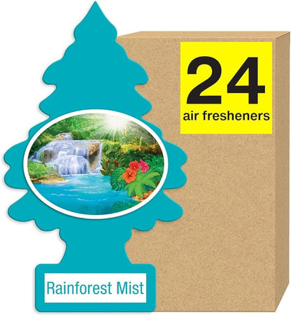 Little Tree Air Freshener Rainforest Mist 24bx
