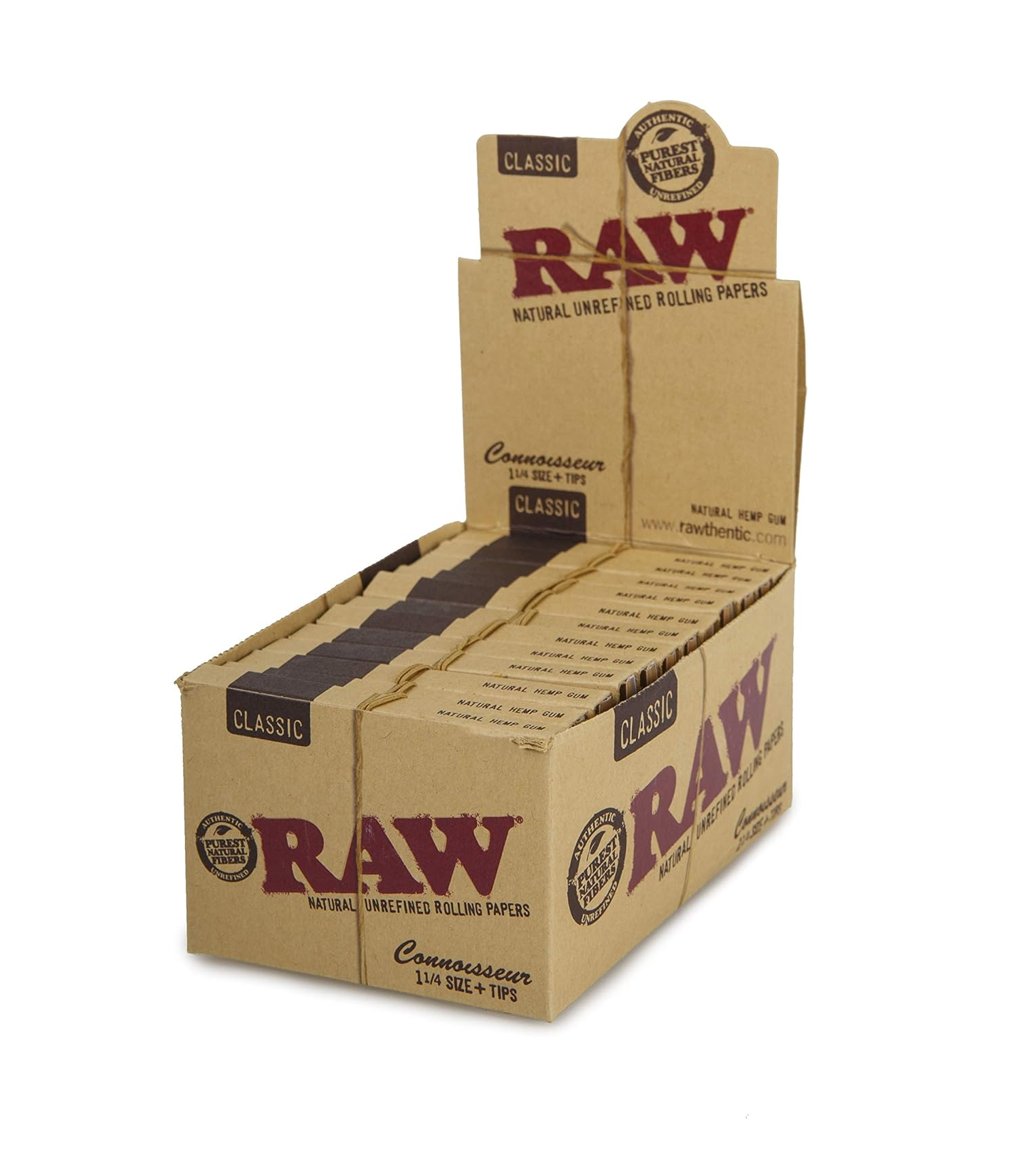 wholesale Raw Classic Cigarette Paper 1.25+Tips 24/bx