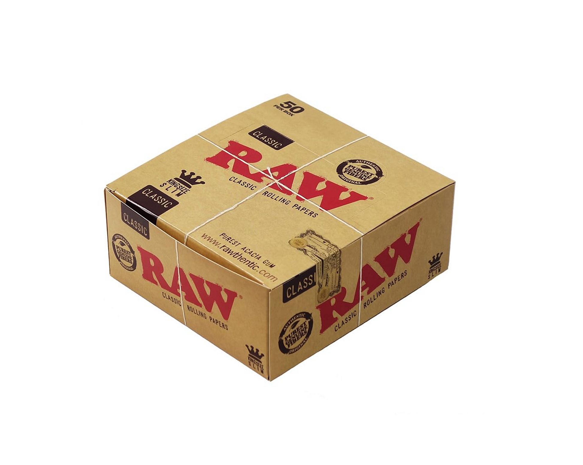 wholesale Raw Classic King Slim Cigarette Paper 50/bx